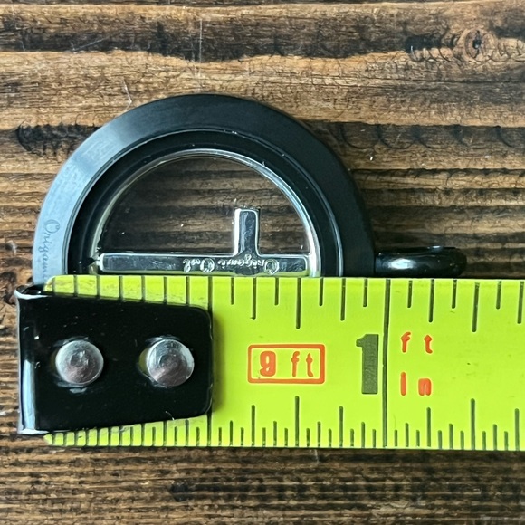 ORIGAMI OWL • medium black locket with cross plate + charm jewelry necklace - Picture 8 of 8